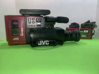 Back To The Future Jvc Gr - C1u Video Camera,  Charger Collector Vintage