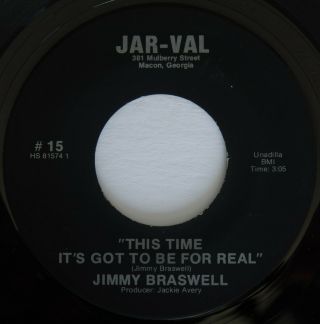 Crossover Soul Jimmy Braswell Time Waits For No Man / This Time It 