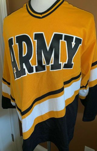 Vintage Ncaa Army Black Knights Stitched Hockey Jersey Men Large By Ccm