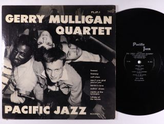 Gerry Mulligan Quartet - S/t 10 " - Pacific Jazz - Pj Lp - 1 Mono Dg Vg,