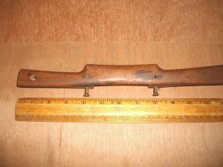 Q774 Antique 1800 ' s Wooden Wood Spoke Shave With Brass Wear Plate 2