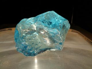Andara Crystal Glass Ocean Blue Monatomic 250 Grams G7 Mystic
