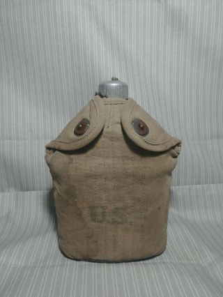 Ww1 U.  S.  Army Doughboy Canteen Mess Kit Complete