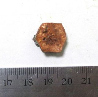 Copper pseudomorph after aragonite crystal - Corocoro,  Bolivia 2
