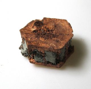 Copper pseudomorph after aragonite crystal - Corocoro,  Bolivia 3