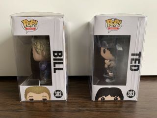 Funko Pop Bill And Teds Adventure Bill And Ted w/protective cases 2