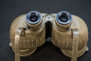 Vintage Steiner 7x50 Armoured MILITARY MARINE Binoculars W GERMANY 3