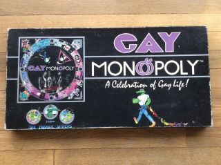 Vintage 1983 Parker Sisters Gay Monopoly A Celebration Of Gay Life Board Game