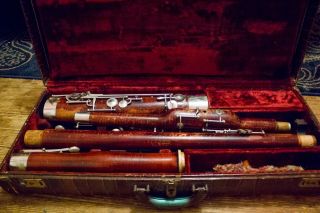 Vintage Kohlert Wood Bassoon - Overhaul Or Parts