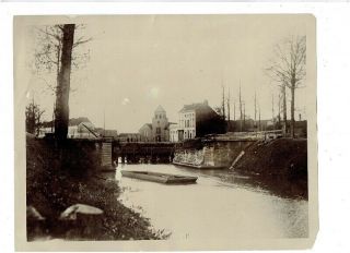 Wwi Press Photo - Bridge At Lierre Destroyed By Belgians