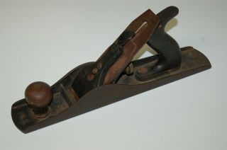 Vintage Stanley Rule & Level Co.  No.  5 Sw Hand Plane W/ Smooth Sole 14 " X 2 3/8 "