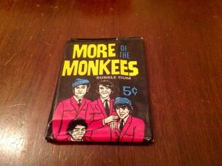 (1) Wax Pack - 1967 Topps " The Monkees 1st Series "