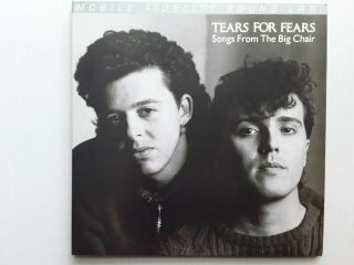 Tears For Fears " Songs From The Big Chair " Lp Mfsl Mofi Master Rec.
