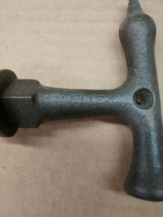 Rare Unique Antique Mueller 51363 Multi - Tool Gas - Plumbing Hammer - Punch