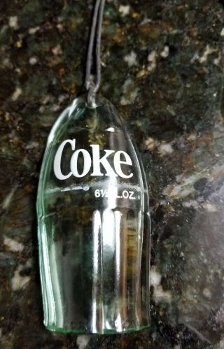 Coca Cola Coke Bottle Hand Cut Necklace Pendant,  Wall Accent From Bottle