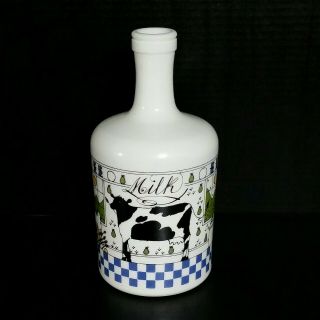 Country Cows Alan Wood 2qt Milk Jug Bottle Carafe Pitcher Vintage Lillian Vernon
