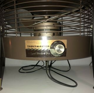 Vintage Toastmaster 3 Speed Hassock Fan Model No.  5380 McGraw Edison Co. 3