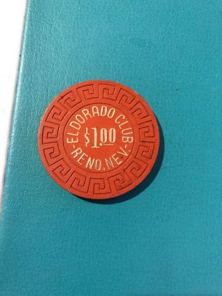 Eldorado Club Reno Nevada Casino Chip Issued 1970s