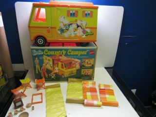 Mattel 1970 Barbie Country Camper 4994 W/original Box