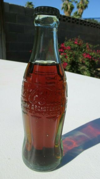 Full Pat.  D 105529 Hobbleskirt Coca Cola Bottle From Orangeburg,  S.  C.