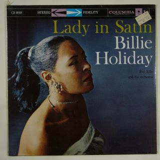 Billie Holiday " Lady In Satin " Jazz Lp Columbia 8048