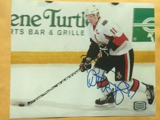 Daniel Alfredsson Signed Ottawa Senators 8x10 Photo