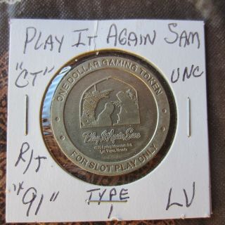 $1.  00 Route Token Play It Again Sam Las Vegas,  Nev 1991