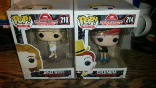 Funko Pop Rocky Horror Picture Show Set Janet Weiss And Columbia