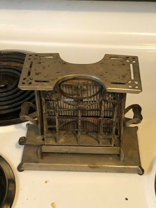 Antique 1915 Universal Landers,  Frary&clark Flip Side Toaster 2 Slice No.  E947