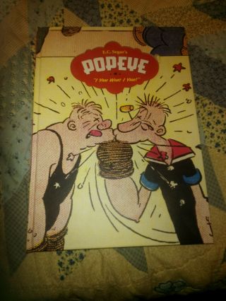 Popeye,  Vol.  1: I Yam What I Yam Hardcover By E.  C.  Segar Fantagraphics