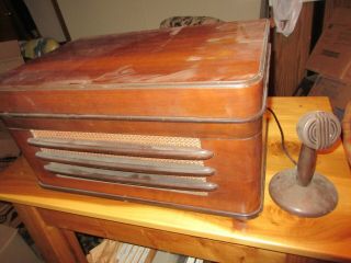 Vintage Silvertone Recording Machine : Possibly Wire Recorder.  Large And Heavy