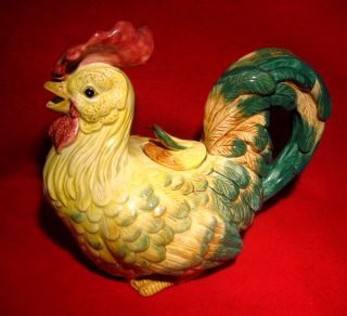 Fitz And Floyd Rooster Teapot