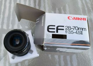 Canon Zoom Lens Ef 28 - 70mm F/3.  5 - 4.  5ii Vintage Camera No Lens Cap