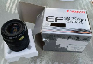 Canon Zoom Lens EF 28 - 70mm f/3.  5 - 4.  5II Vintage Camera No Lens Cap 3