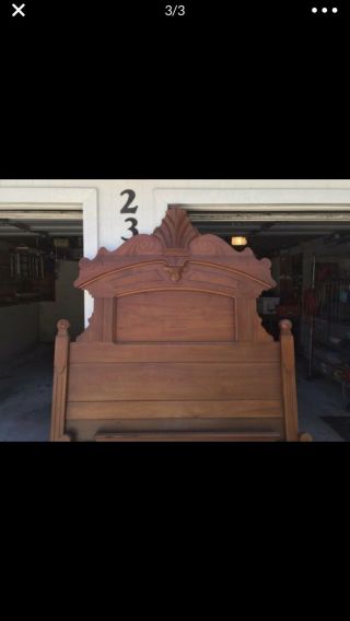 Antique Walnut Bed - Full Size