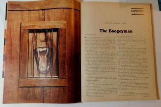 Vintage Cavalier March 1973 - Stephen King " The Boogeyman " (short Story) Htf