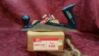 Vintage Stanley Handyman H104 Hand Plane,  Carpenters Tool - Cond