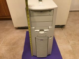 Vintage Antec Atx Tool - Less Computer Case With Floppy & Cd - Rom Drive