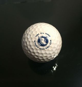 1984 U.  S.  Open – Winged Foot - Vintage Logo Golf Ball On Jack Nicklaus Signature