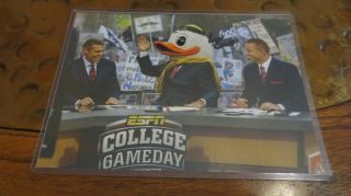 Lee Corso Espn Broadcaster College Gameday Signed Autographed Photo Oregon Ducks
