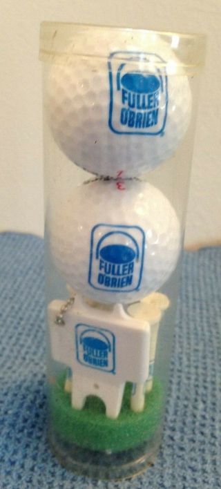 Vintage Fuller O’brien Paints Paint Advertising Golf Balls Tees Ball Marker