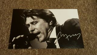 Bryan Ferry Signed Autograph 12x8 Photo Roxy Music Love Is The Drug