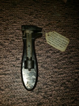 Vintage Billings & Spencer Adjustable Bicycle Hammer Wrench Cycle Tool 1879