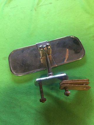 Vintage Chrome Eversure Rearview Mirror M677 Austin Healey Others See Images