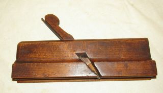 Antique wooden moulding plane old woodworking tool 2