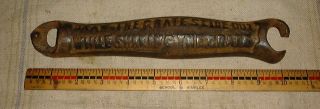 Vintage Cook Wood Stove Lid Lifter Tool Cast Iron Rare Embossed Newtire