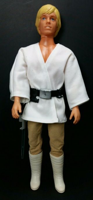 Vintage 1978 Kenner Star Wars Luke Skywalker 12 " Action Figure With Light Sabor