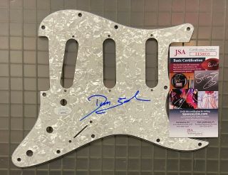 Dan Toler Allman Brothers Band Signed Autograph Strat Guitar Pickguard Jsa