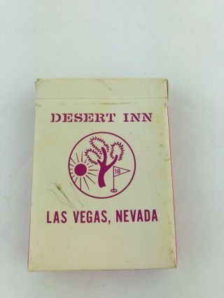 Desert Inn Hotel Casino Joshua Tree Vintage Purple Playing Cards Las Vegas NV 2