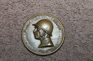 Ww1 Italian Kingdom Of Italy " Italo - Austrian " War Table Medal 1915 - 18